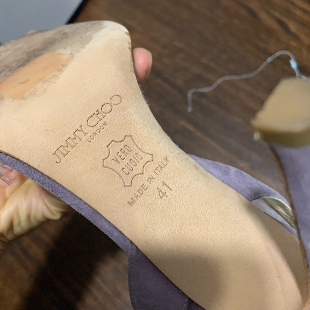 Jimmy Choo vintage sandals size 41 lilac color